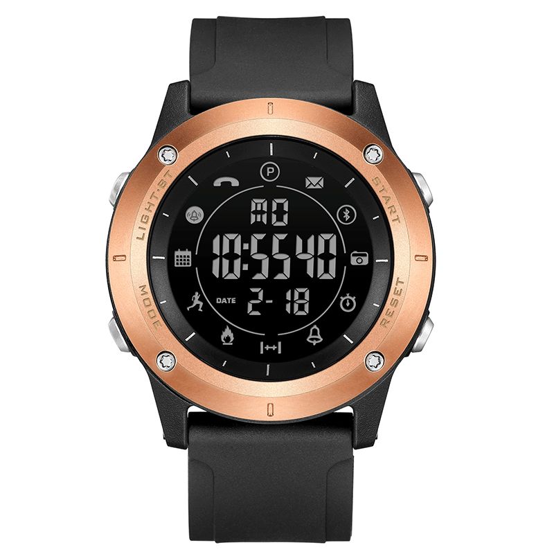 Läs R5011 Bt4.0 Stegräkning Meddelande Ring Påminnelse Väckarklocka Fjärrkamera Smart Digital Watch