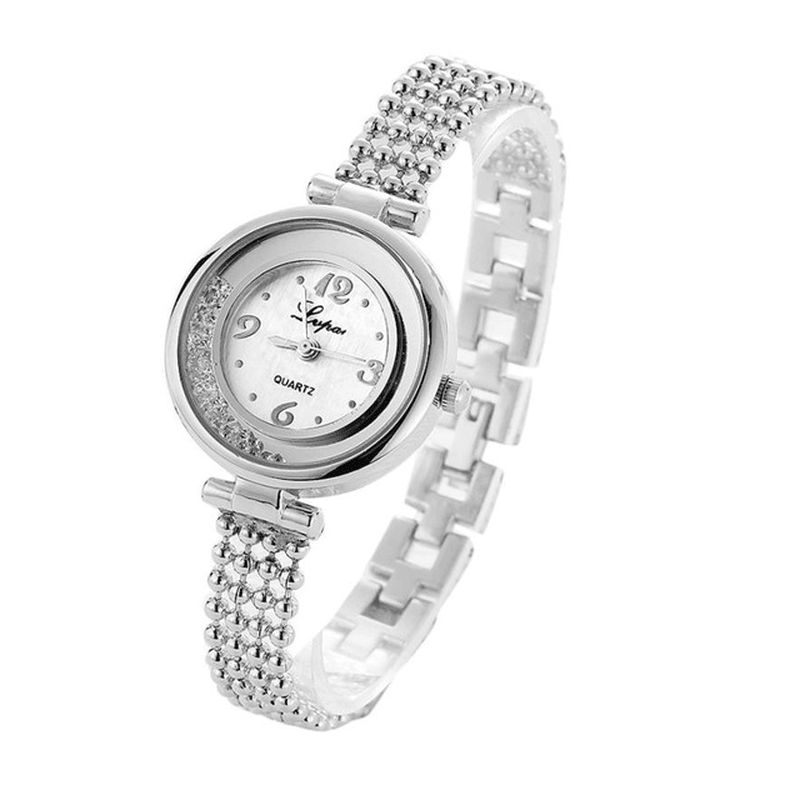 Lvpai P132 Elegant Design Glänsande Kvinnor Armband Watch Strass Kvartsur