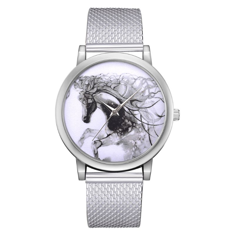 Lvpai P598 China Style Horse Dial Face Kvinnor Armbandsur Casual Style Kvartsur