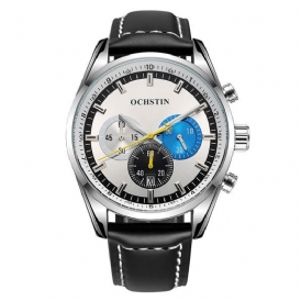 Ochstin 6046G Herr Kvartsur Luxury Läderrem Business Watch