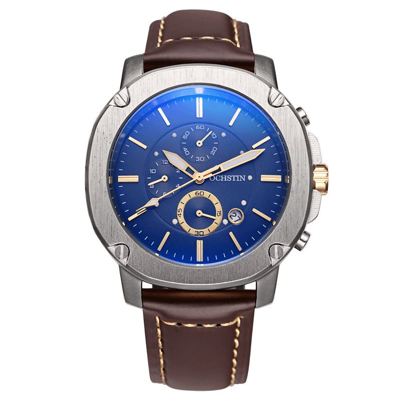 Ochstin Gq039 Bussiness Style Man Armbandsur Gentlement Quartz Movement Watch