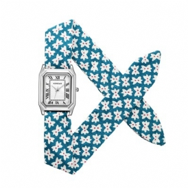 Retro Floral Armband Dam Armbandsur Gift Quartz Movement Watches