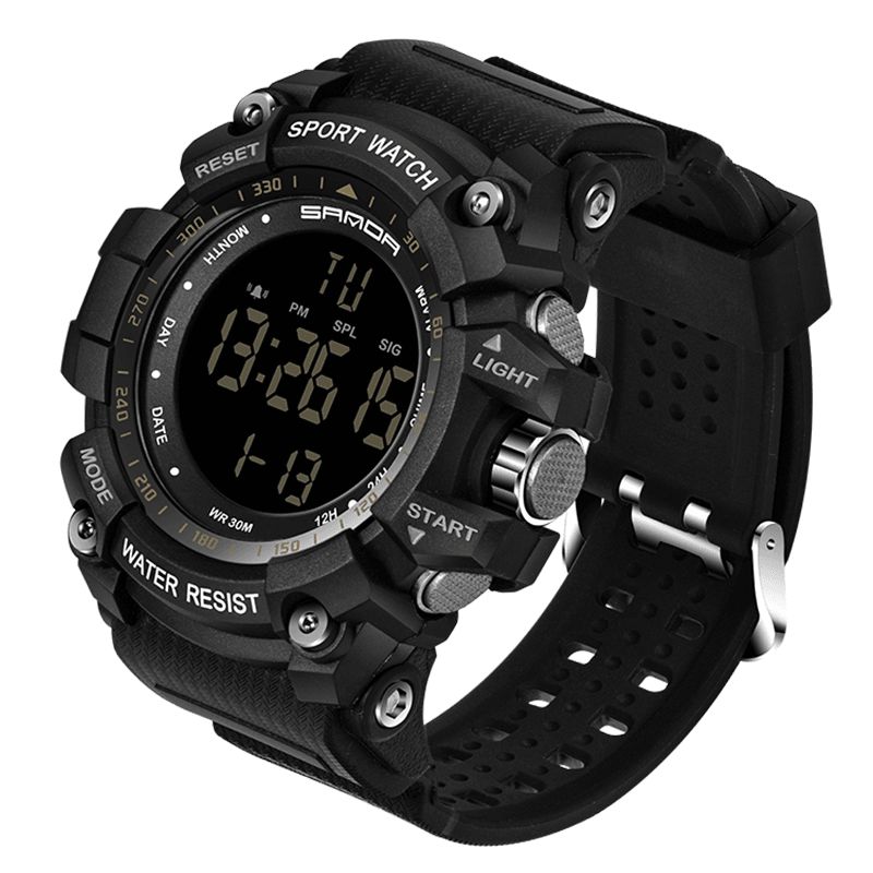 Sanda 359 Digital Watch Military Multifunction Stoptwatch Waterproof Student Herr Watch