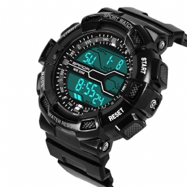 Sanda 378 Digital Watch Military Stoppur Vattentät Outdoor Sport Herrklocka