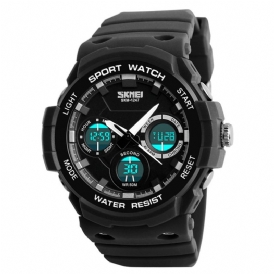 Skmei 1247 Dual Display Digital Watch Herr Luminous Chronograph Alarm Watch Outdoor Sport Watch