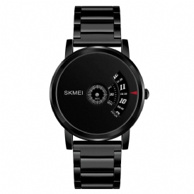 Skmei 1260 Business Creative Watch Lyx Armband I Rostfritt Stål Herr Kvartsur Armbandsur