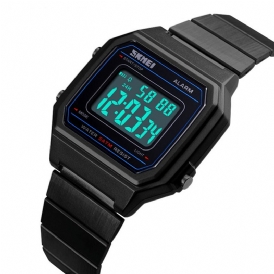 Skmei 1377 Luminous Week Display Vattentät Casual Style Digital Watch Herrarmbandsur