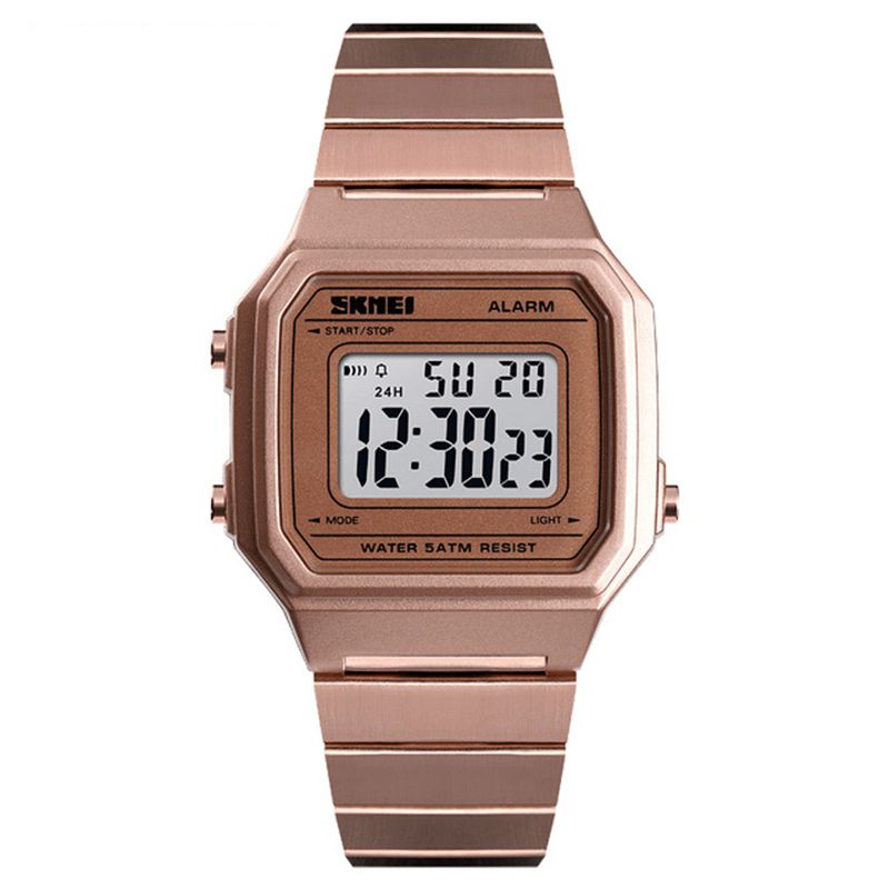 Skmei 1377 Luminous Week Display Vattentät Casual Style Digital Watch Herrarmbandsur