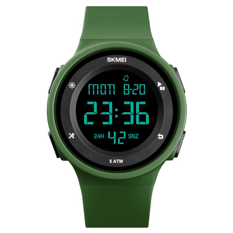 Skmei 1445 Mode Silikon Vattentät Led Outdoor Sport Digital Watch