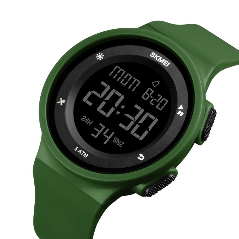 Skmei 1445 Mode Silikon Vattentät Led Outdoor Sport Digital Watch