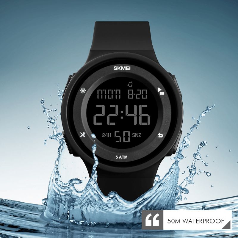 Skmei 1445 Mode Silikon Vattentät Led Outdoor Sport Digital Watch