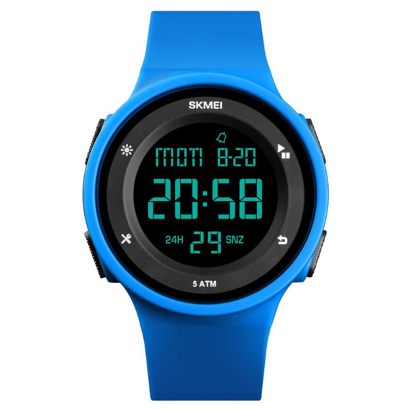 Skmei 1445 Mode Silikon Vattentät Led Outdoor Sport Digital Watch