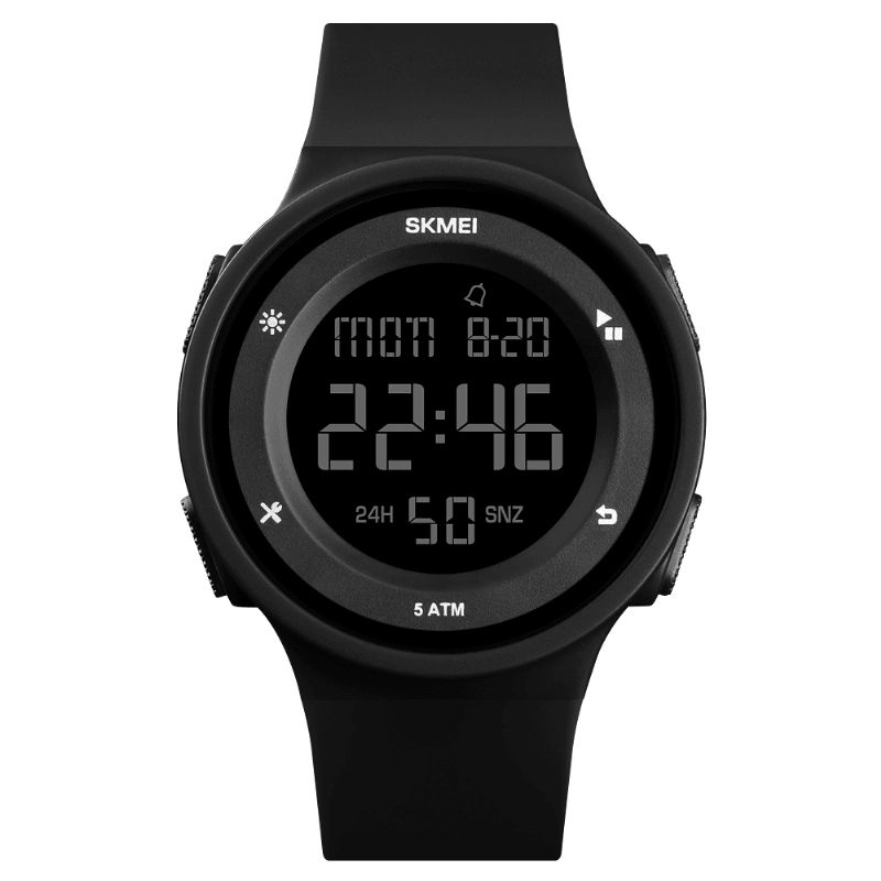 Skmei 1445 Mode Silikon Vattentät Led Outdoor Sport Digital Watch