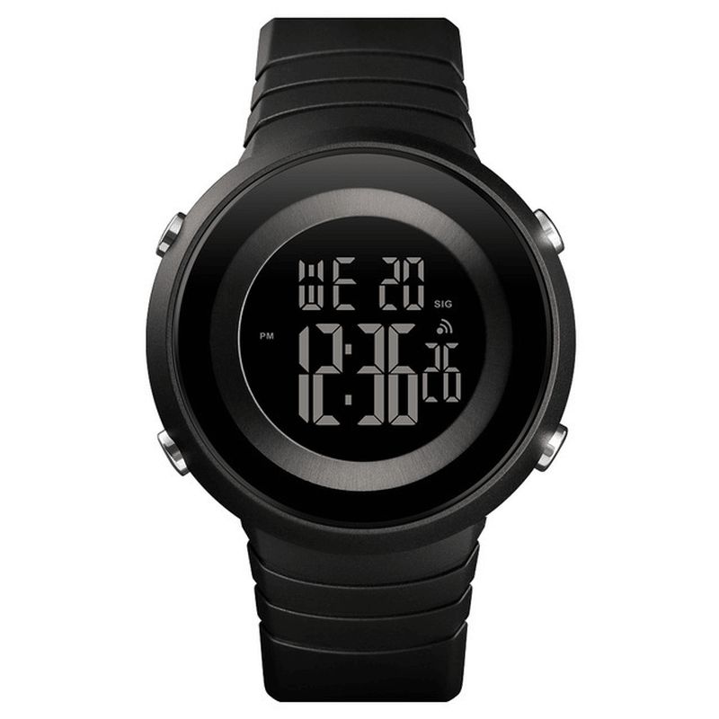 Skmei 1507 5Atm Vattentät Stoppur Alarm Digital Watch Outdoor Sports Herr Watch