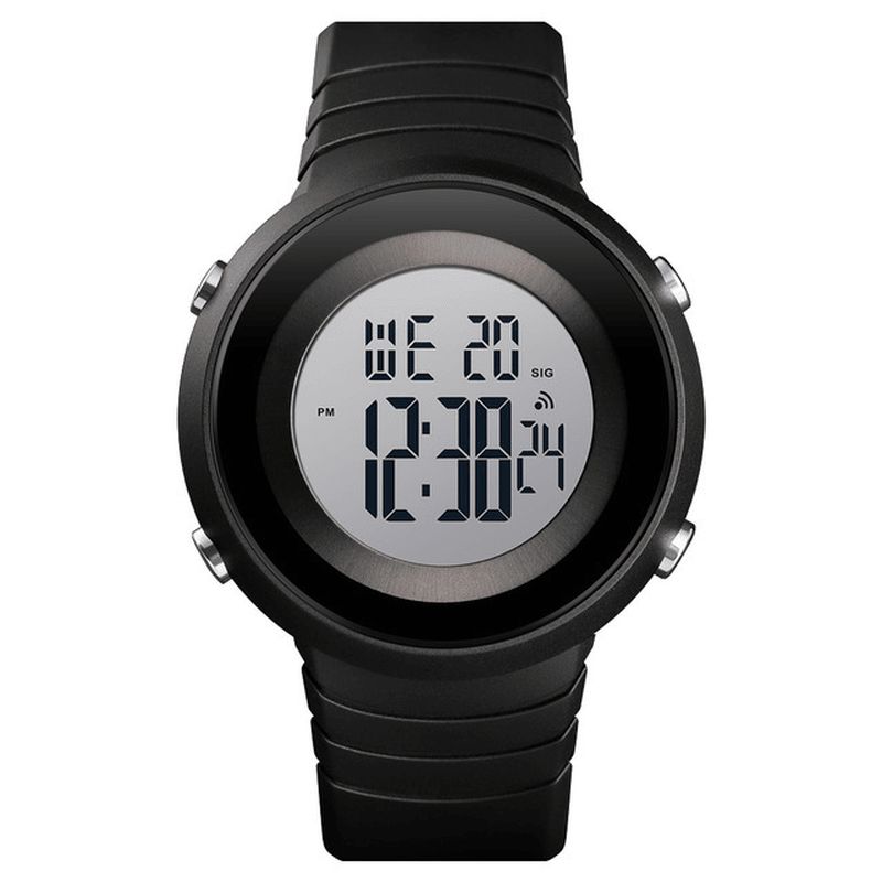 Skmei 1507 5Atm Vattentät Stoppur Alarm Digital Watch Outdoor Sports Herr Watch