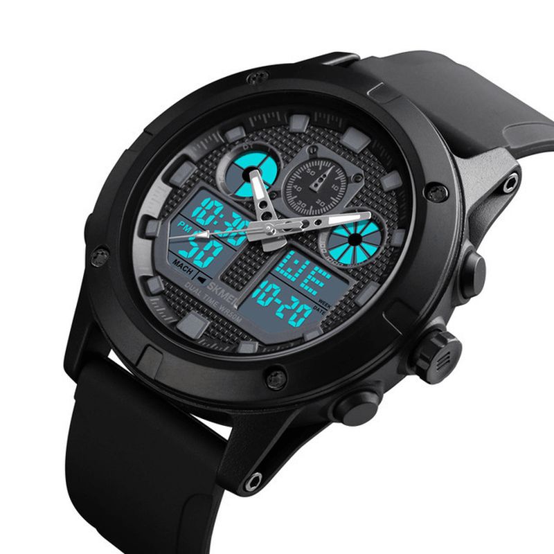 Skmei 1514 Outdoor Sports 50M Vattentät Kronograf Stoppur Digital Watch Herrklocka