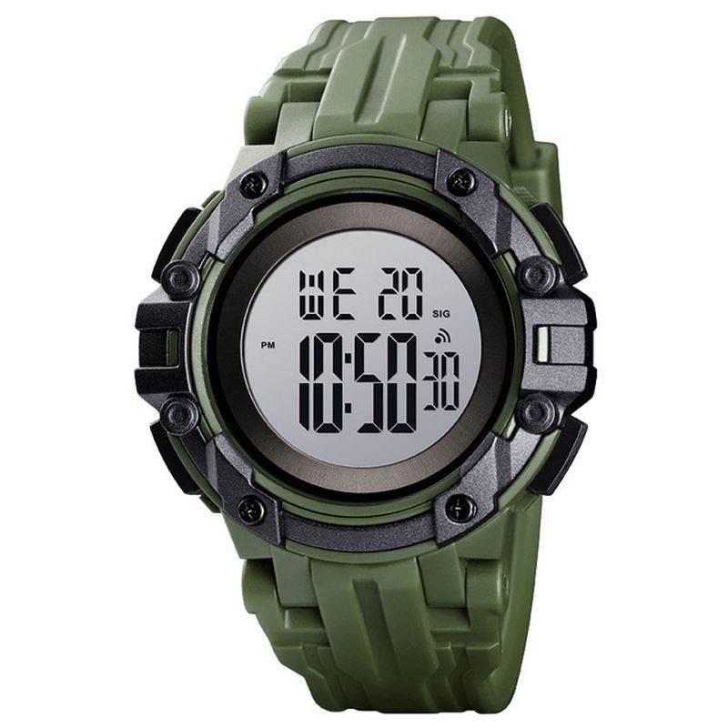 Skmei 1545 Alarm Chronograph Luminous 5Atm Military Style Sports Herr Watch Digital Watch