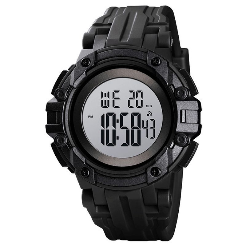 Skmei 1545 Alarm Chronograph Luminous 5Atm Military Style Sports Herr Watch Digital Watch