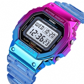 Skmei 1622 Dazzling Dam Digital Watch Modeabla Alarm Chronograph Sportarmbandsur