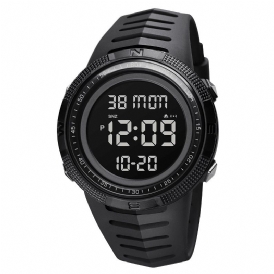 Skmei 1632 Sportklocka Datum Vecka Display Kronograf Stoppur Vattentät Led Natt Digital Watch