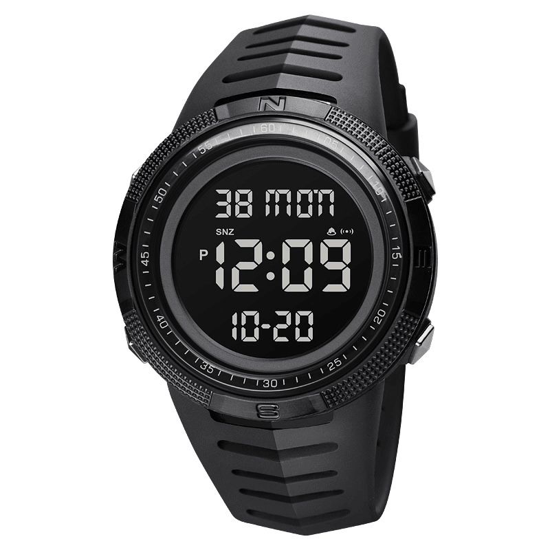 Skmei 1632 Sportklocka Datum Vecka Display Kronograf Stoppur Vattentät Led Natt Digital Watch