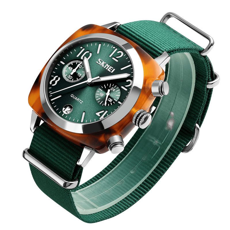 Skmei 9186 Unik Design Multi-Dial Lysande Vattentät Dam Armbandsur Kvartsur