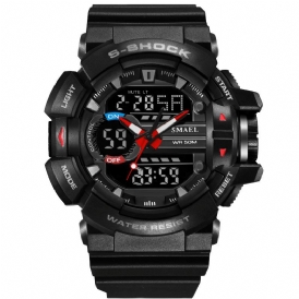 Smael 1436 Military Style Led Digital Watch Display Tid Datum Sport Armbandsur