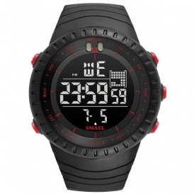 Smael Outdoor Led Display Digital Watch Multifunktion Silikonband Sport Herrklocka