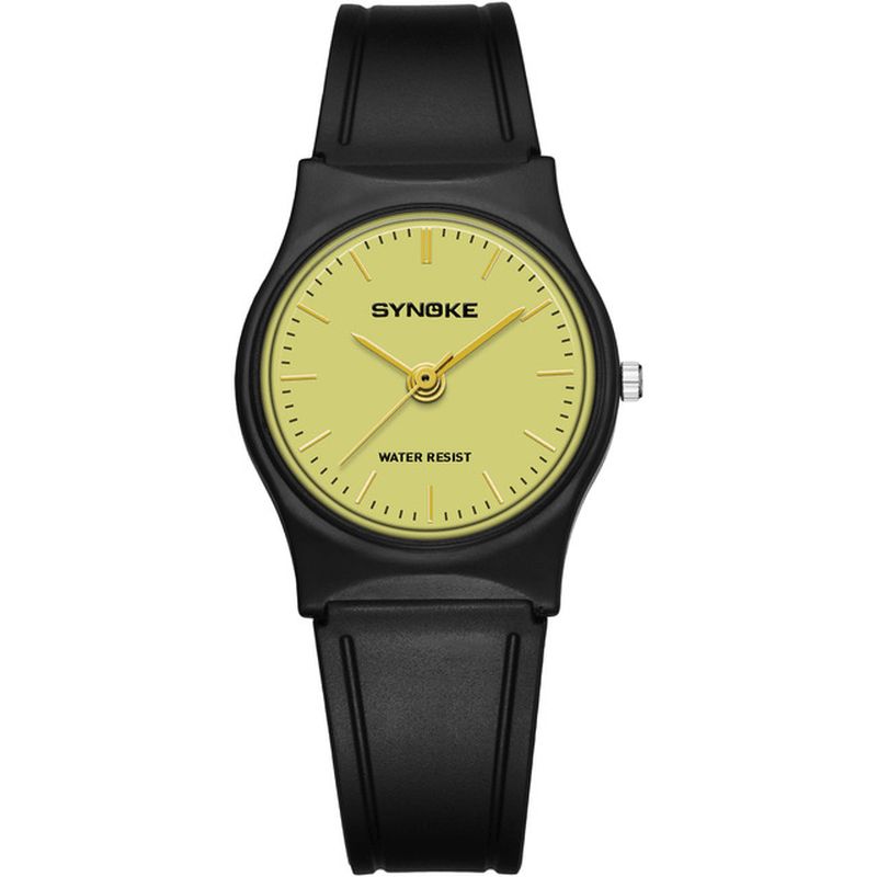 Synoke 9018 Enkel Design Casual Style Ultratunn Vattentät Mode Herrklocka Kvartsur