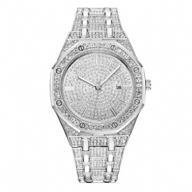 Xsvo Luxury Mode Full Rhinestone Diamond Armbandsur Unisex Kvartsur