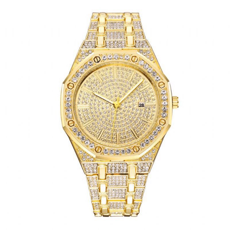 Xsvo Luxury Mode Full Rhinestone Diamond Armbandsur Unisex Kvartsur