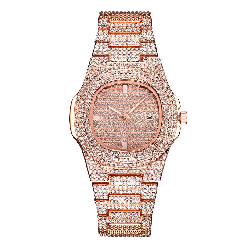 Xsvo Luxury Mode Full Rhinestone Diamond Armbandsur Unisex Kvartsur