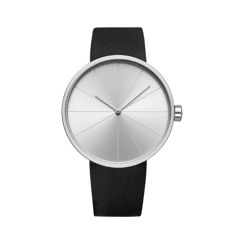 Yazole 520 Skivspelaren Simple Art Dial Läderrem Herr Casual Kvartsur