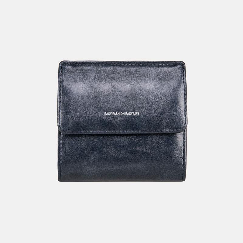 Kvinnor Retro Mni Bifold Multi-Card Slot Card Holder Plånbok