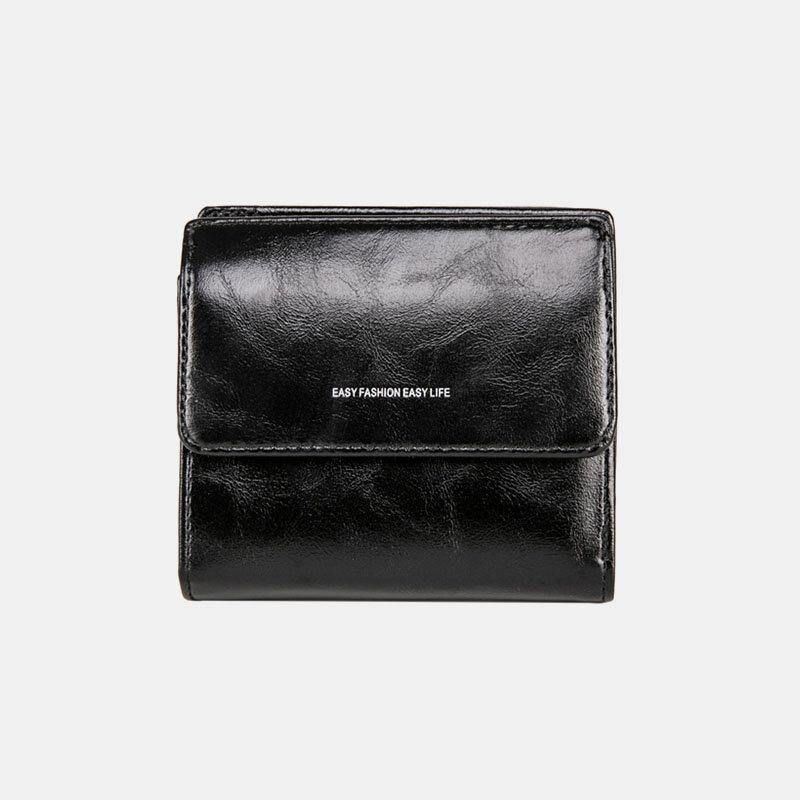 Kvinnor Retro Mni Bifold Multi-Card Slot Card Holder Plånbok