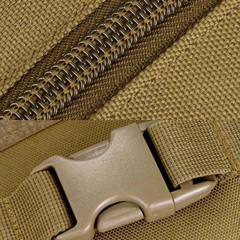 Män Camo Mönster Multifunktion Stor Kapacitet Utomhus Resor Taktisk Väska Crossbody Bag Axelväska Fyrkantig Väska