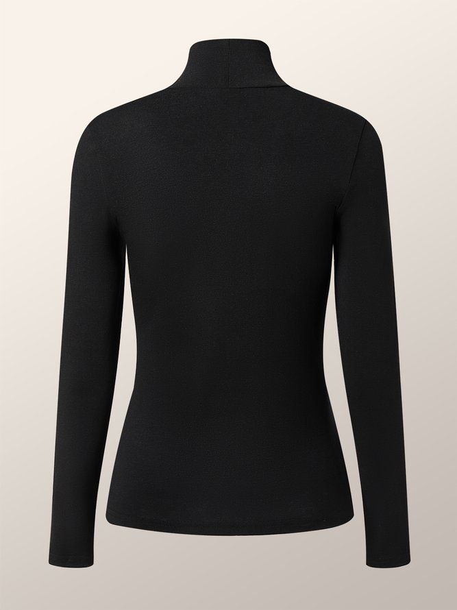 Urban Långärmad T-Shirt Med Turtleneck