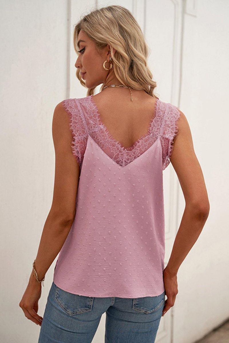 Camisole Med V-Ringad Ögonfrans