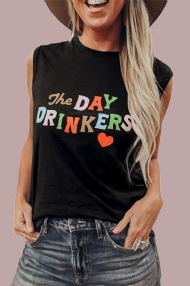 The Day Drinkers Letters Print Linne