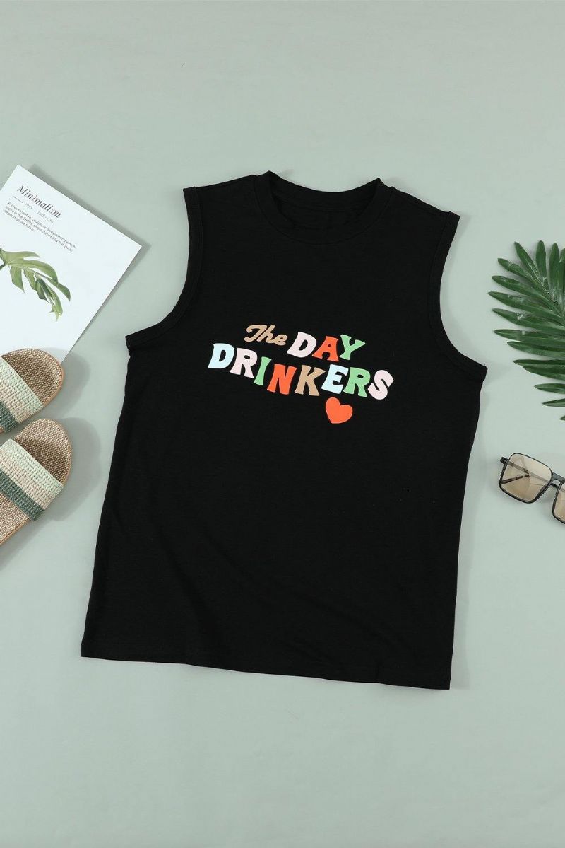 The Day Drinkers Letters Print Linne