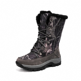 Vinter Utomhus Tjocka Bomullsskor High-Top Plus Velvet Skor