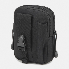 Män Kamouflager Stor Kapacitet Vattentät 6 Tums Telefonväska Outdoor Sport Midjeväska Tactical Bag