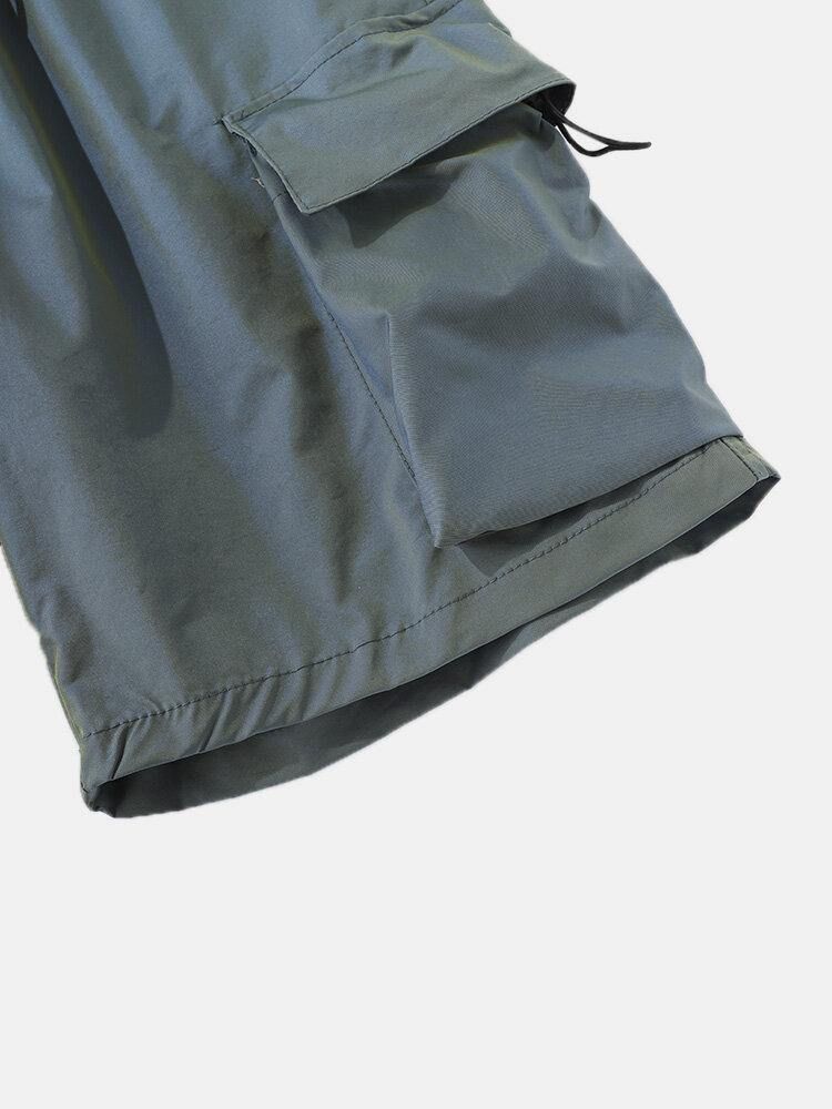 Casual Cargo Shorts Med Dragsko För Män