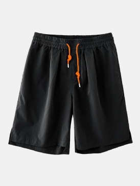 Casual Dragsko För Män Andas Elastisk Midja Passform Bekväma Fickshorts