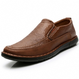 Män Halkbeständig Slip On Elastic Band Mjuk Sula Causal Daily Oxfords