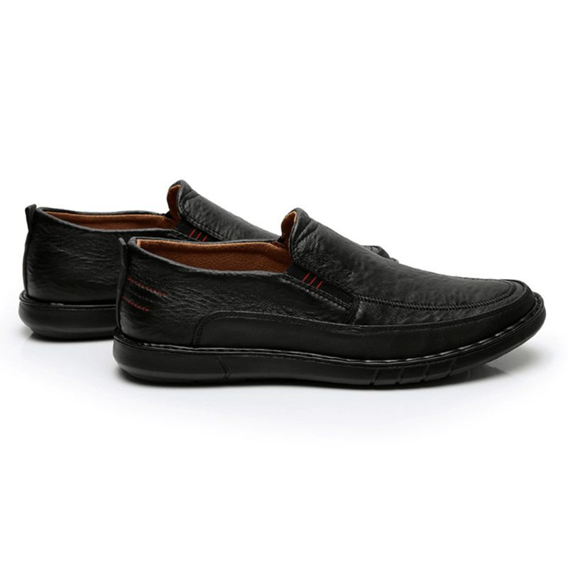 Män Halkbeständig Slip On Elastic Band Mjuk Sula Causal Daily Oxfords