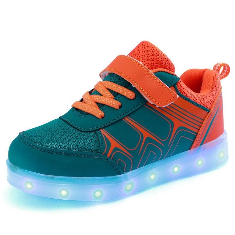 Led Sports Sneakers För Barn