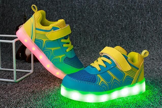 Led Sports Sneakers För Barn