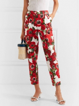 Floral Lady Regular Fit-Byxor