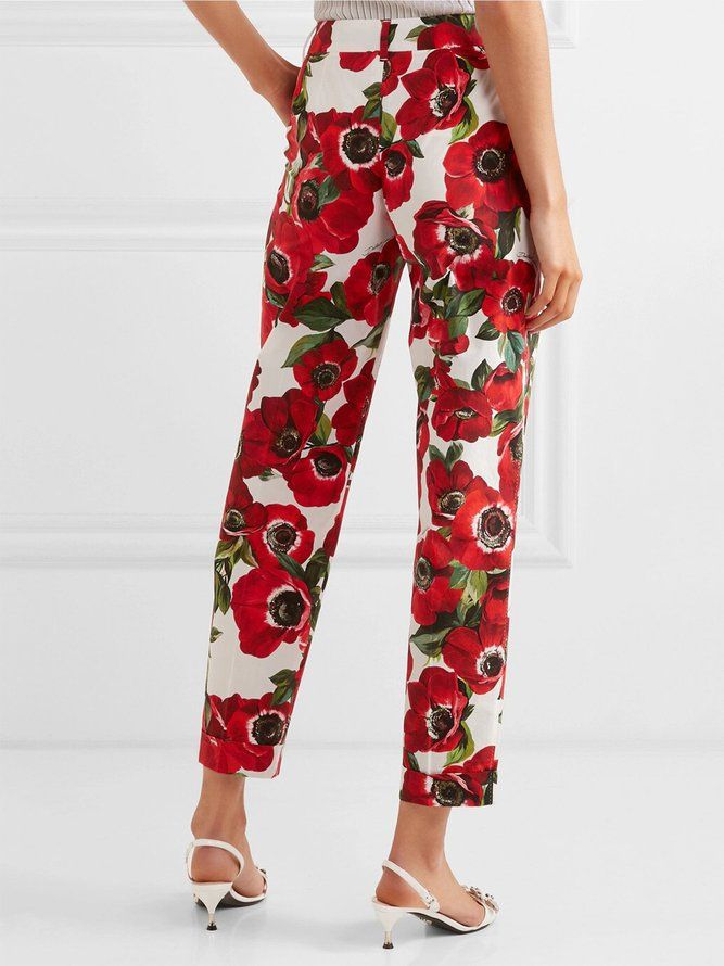 Floral Lady Regular Fit-Byxor